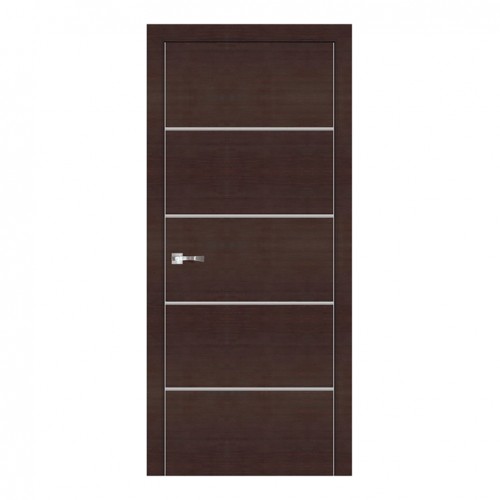 Міжкімнатні двері UMP3 з алюмінієвими вставками (ПВХ)